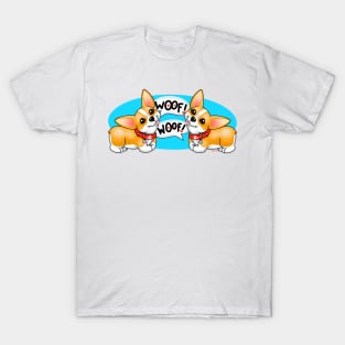 Double Corgi Love T-Shirt